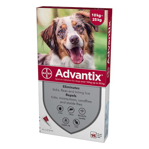 K9 Advantix Large Dogs 21-55 lbs (Red)