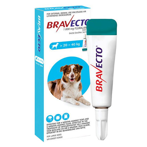 Bravecto Topical for Large Dogs (44 - 88 lbs) Blue