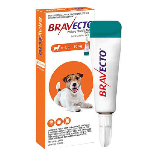 Bravecto Topical for Small Dogs (9.9 - 22 lbs) Orange