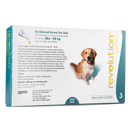 Revolution for Large Dogs 40.1-85lbs (Green)