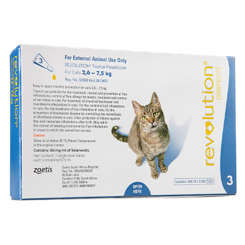 Revolution for Cats 5 -15lbs (Blue)