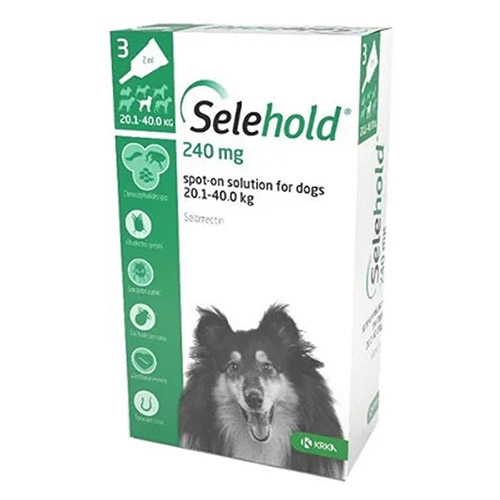 Selehold (Generic Revolution) For Large Dogs 44-88lbs (Green) 240mg/2.0ml